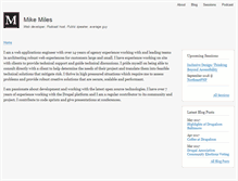 Tablet Screenshot of mike-miles.com
